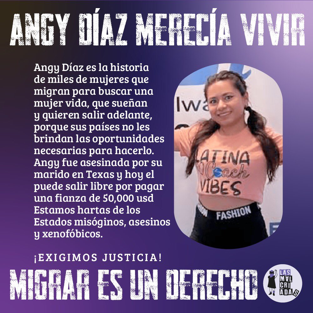 ¡Justicia para Angy!
#Texas