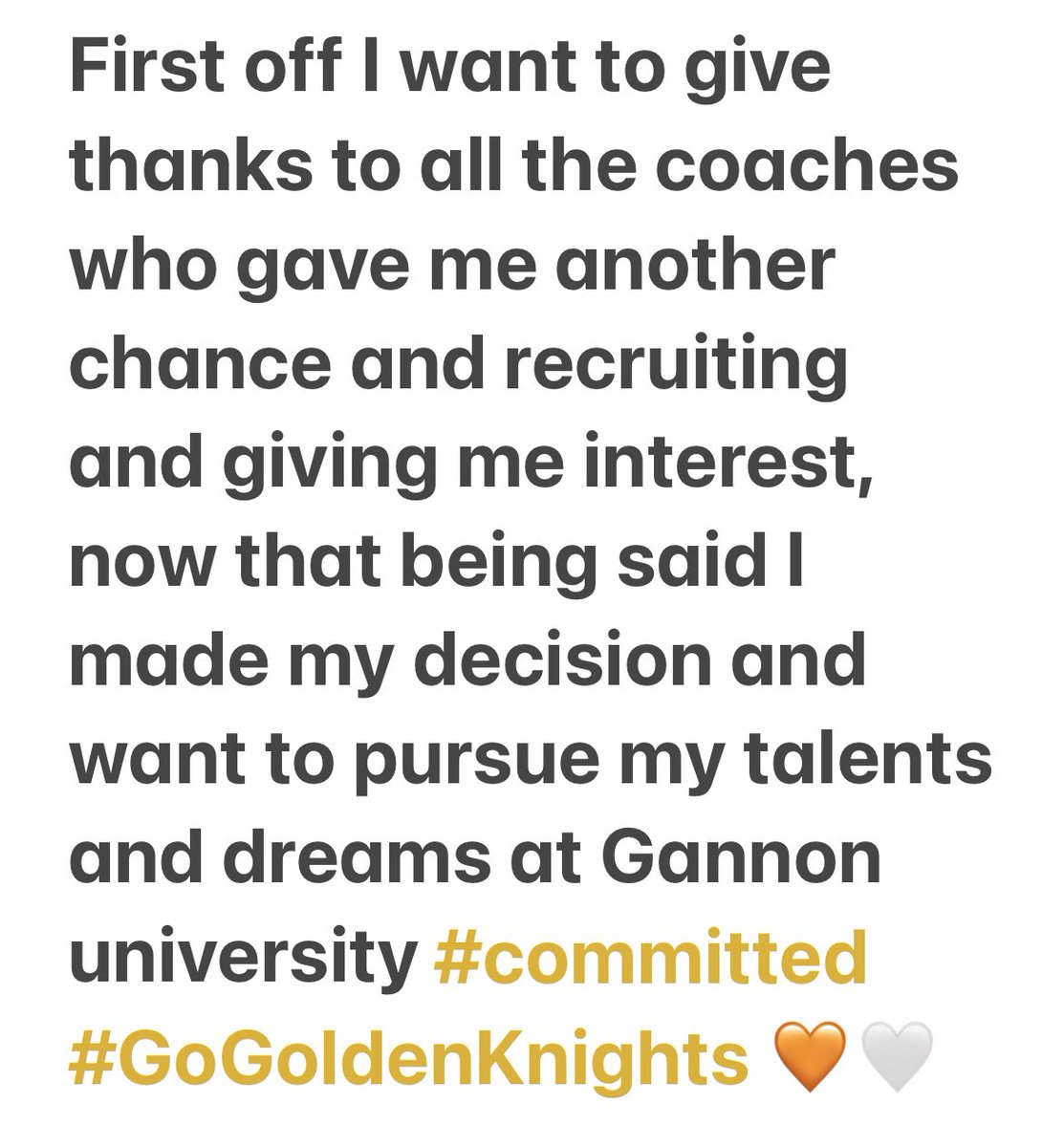 #Committed 💯 #GoGoldenKnights 
@Coach_Swanson1 @SimmonsFamily @BenDavisHS @BenDavisFB