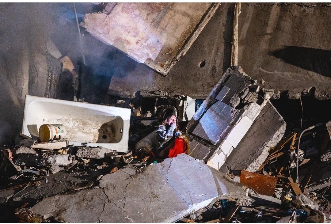avtentychna's tweet photo. #Ukraine, Dnipro. Right now.

Russia is a terrorist state!!! https://t.co/rrGuyWwqwy