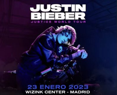 alvarezalbaa's tweet photo. Vendo entrada para concierto de Justin Bieber en Madrid 2023 https://t.co/GxQcPlhrvF