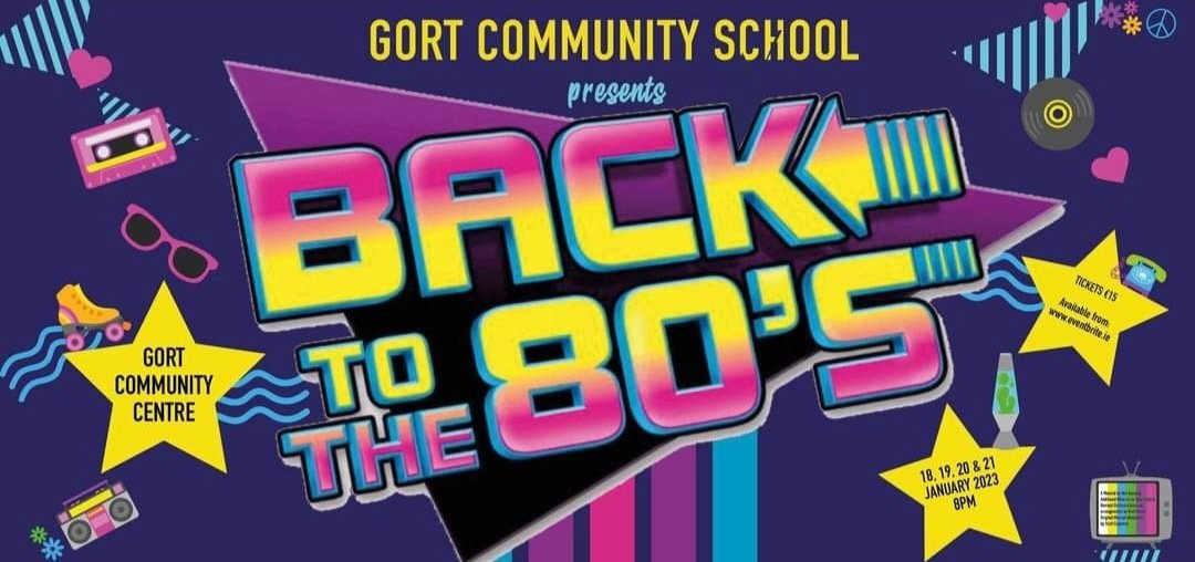 OfficialGortCS's tweet photo. 📢Competition time
We are giving away 2 tickets everyday for 4 days across our social media platforms to our Musical BACK TO THE 80'S
➡️ For a chance to win each day..
1. FOLLOW US
2. LIKE &amp; SHARE THIS POST
3. TAG 3 FRIENDS
Remember you can buy tickets on https://t.co/Rx2axirX1m https://t.co/JqNJZIqhYr