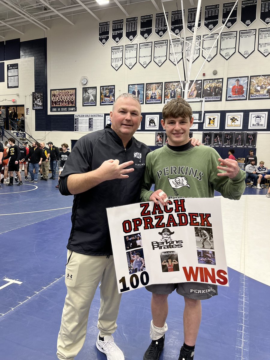 Coach Crabtree wins his 300 career dual match vs Versailles 38-34 at the Napoleon Duals.  Sawyer Smith gets the fall in the last match for the win.  
Coach Crabtree becomes the 26th coach in OHSAA history to join the 300 or more win club.<a href="/PerkinsATH/">Perkins High School Athletics</a> <a href="/PerkinsHigh/">Perkins High School</a> <a href="/PerkinsYthFball/">Perkins Youth Football</a>