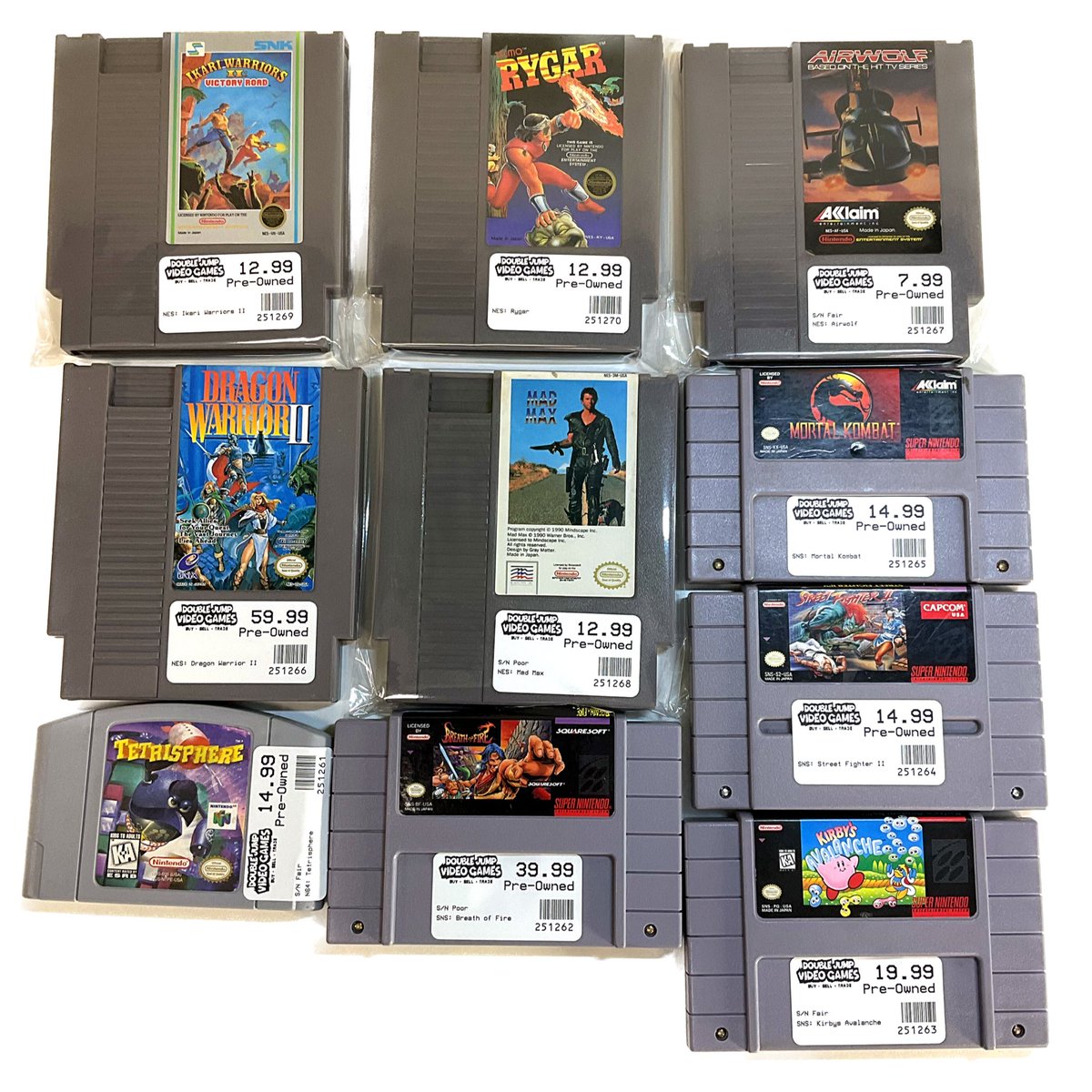 ogdoublejumpvg's tweet photo. Pokémon cards, plushies, Game Boy, NES, SNES, toms of variety today, #doublejumpvideogames https://t.co/WlSxffwf1W