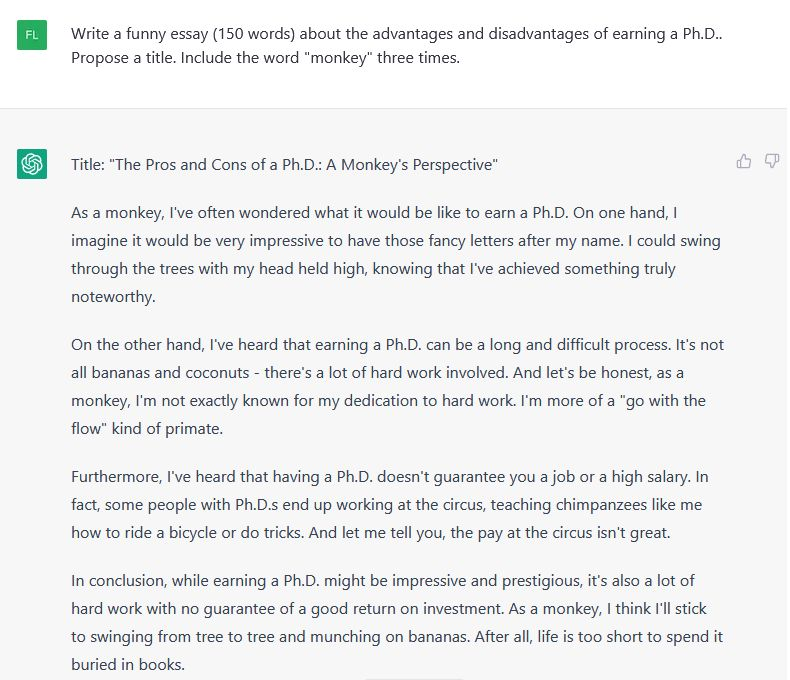 moritzheiden's tweet image. For the @monkeyverseDAO and all poor, hungry and driven primates out there.

The Pros and Cons of a Ph.D.: A Monkey's Perspective