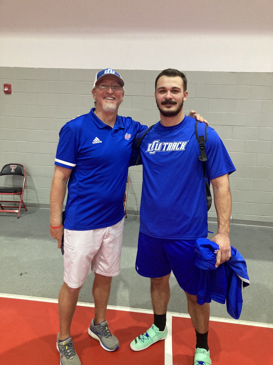 anger_shawn's tweet photo. Hasn’t thrown the Shot Put in three years and………..another school record!!! All Glory to God. https://t.co/O9Kk33wQO9