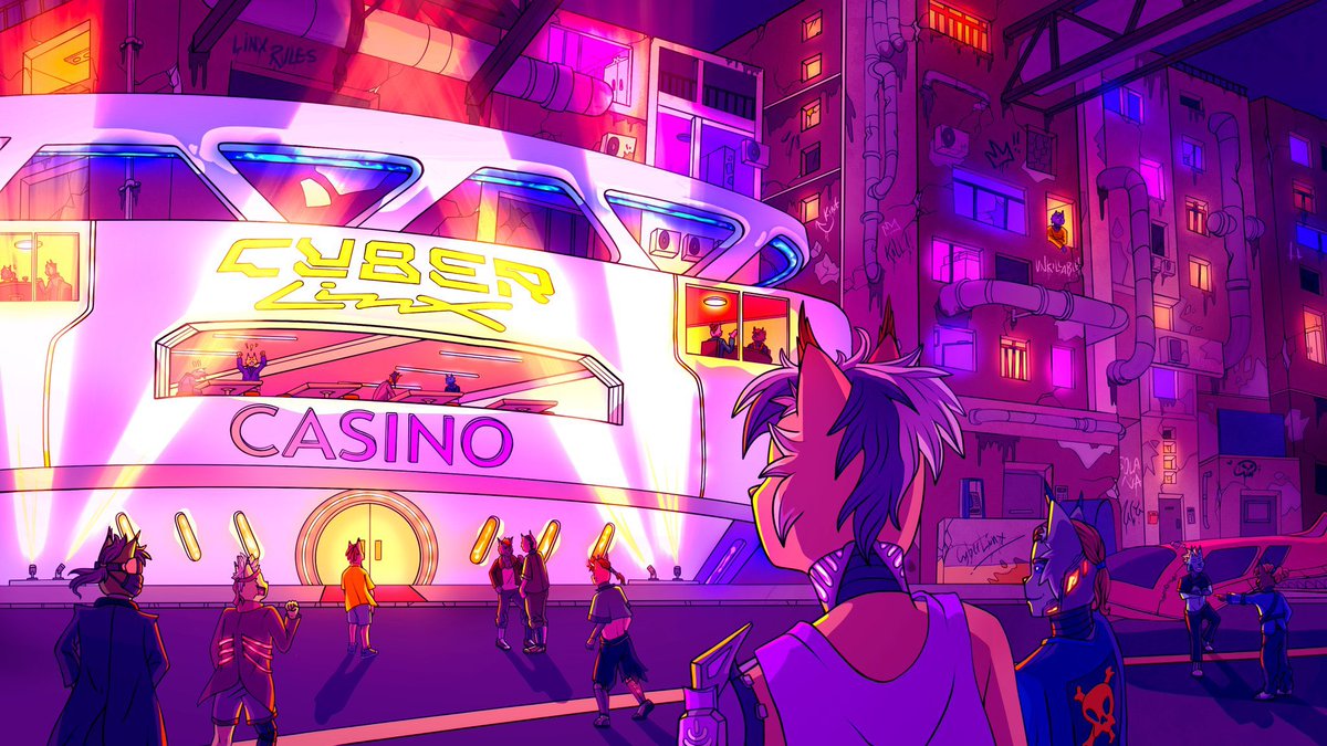 Gyp23612133's tweet photo. ♦️100% biweekly Sol Casino rev share for holders
♦️The best raffles
♦️Amazing founders and art
♦️A supporting community + always active mods
♦️We are builders, this is Cyberlinx
Play Casino games: https://t.co/TCKkgWjOBA
@CyberlinxNFT #CyberWeapons #CyberDailyEvent https://t.co/32HOkw66uZ