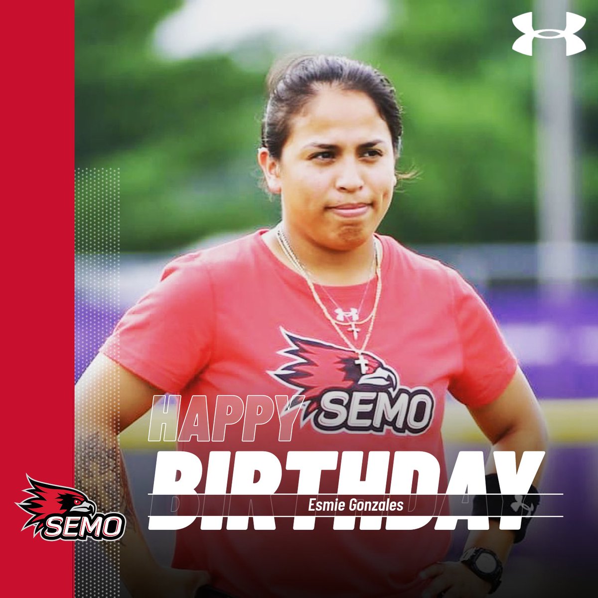 SEMOSoccer's tweet image. Happy Birthday to our Graduate Assistant Esmie Gonzales!!

#LetsSoar
