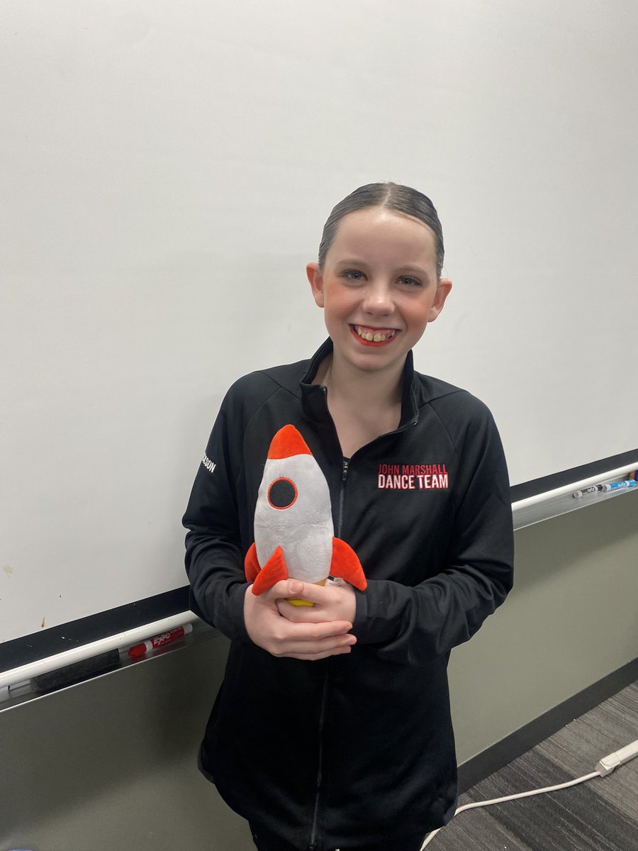 _JMDT_'s tweet photo. @principalruzek @JMHSRockets We give out a rocket after each of our competitions for outstanding work too! We call ours Rocky ❤️ https://t.co/DOAaLkld9t