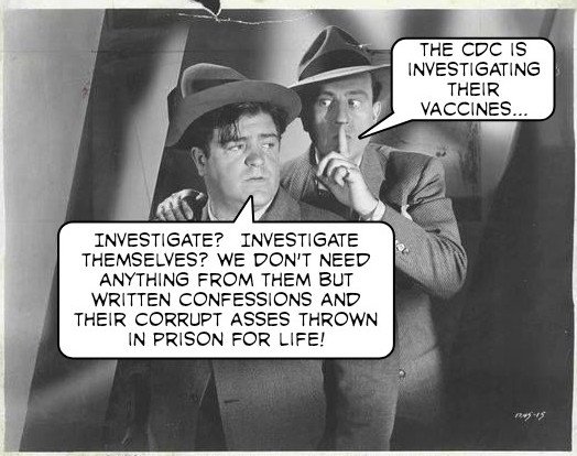 wfinalle57's tweet photo. Lmao...
Genocidal #Criminals at the #EvilCDC begin the slow public revelation that nobody is going to jail! https://t.co/MocJ49ZX6k
