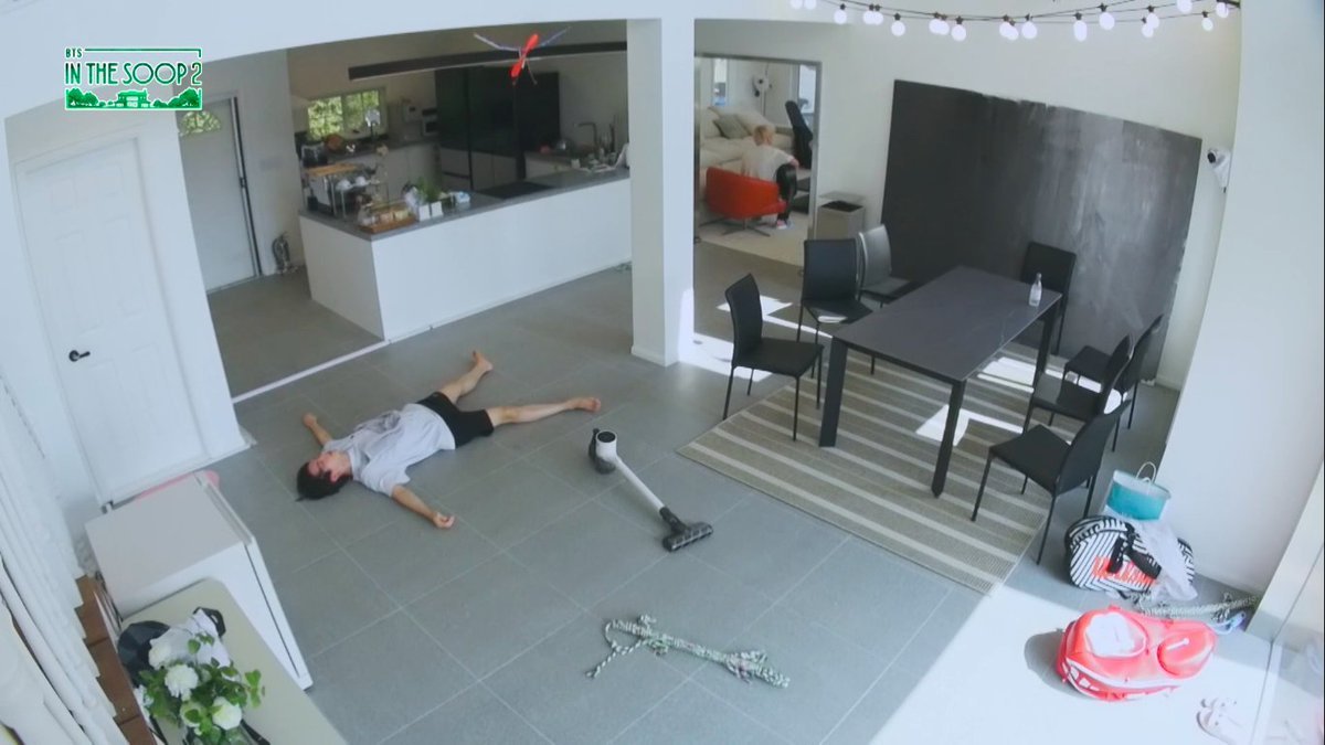 joon_lovebot's tweet photo. sometimes i feel like seokjin lying on the floor with a vacuum cleaner https://t.co/WKlWxyH8Aq