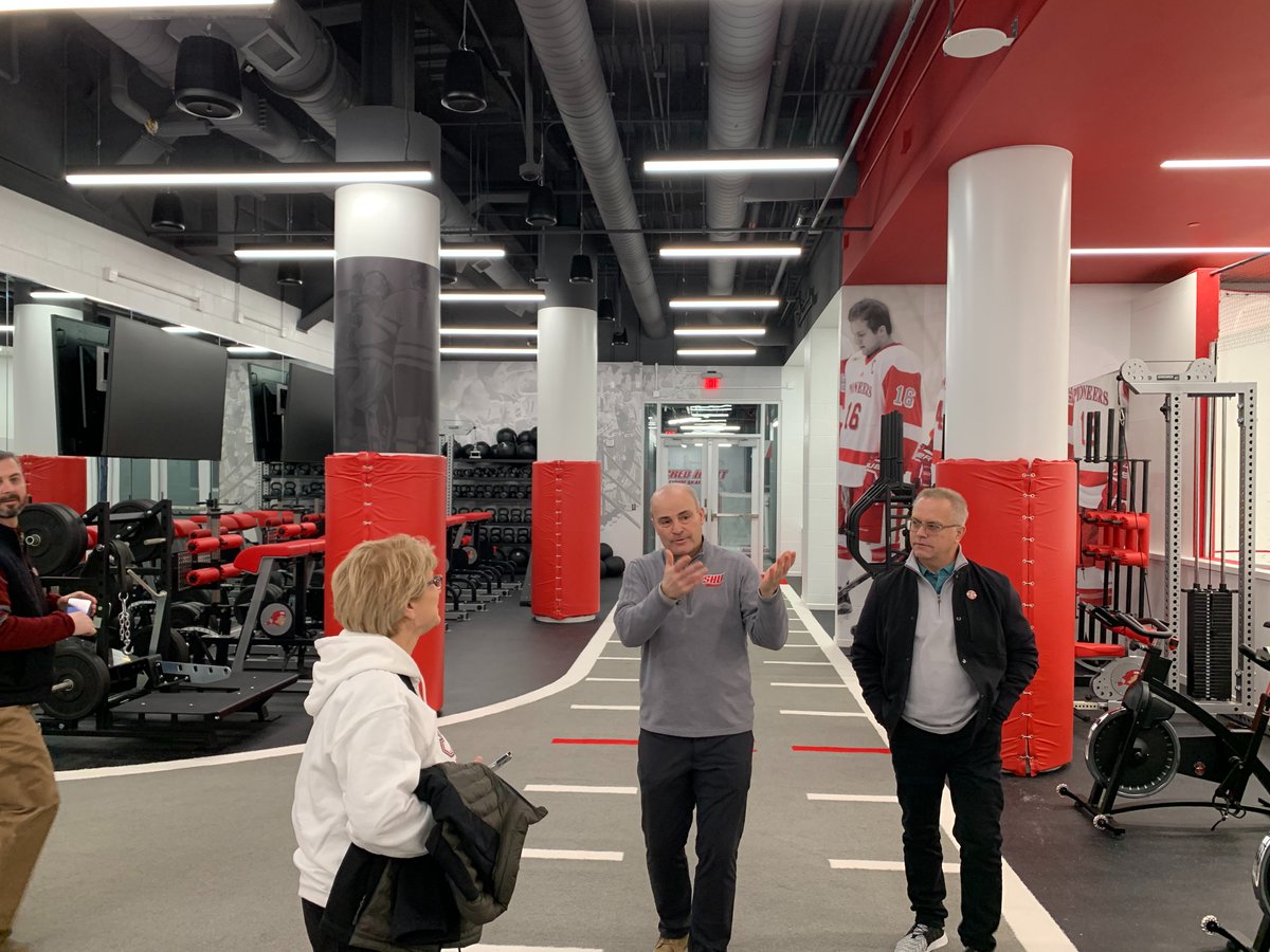 JLGArchitects's tweet photo. TONIGHT'S THE NIGHT!  The puck is about to drop at the new @SHUHockey Martire Family Arena.  Who do you think is the most excited: the JLG design team, the Laffen family, or Coach Marottolo?!

#BuildSomethingGreat #WeAreSHU #Hockey https://t.co/cqgqOBPUj7