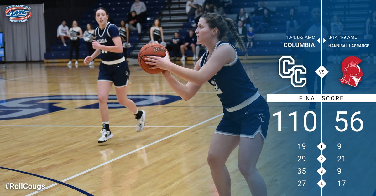 ColumbiaCougars's tweet photo. 🚨🏀 Sound the alarm! Five Cougars hit double-digits as Columbia's offense explodes for a season-high 110 points!! 

#DefendTheWell #RollCougs #WeAreCC https://t.co/HvBn8hlITd