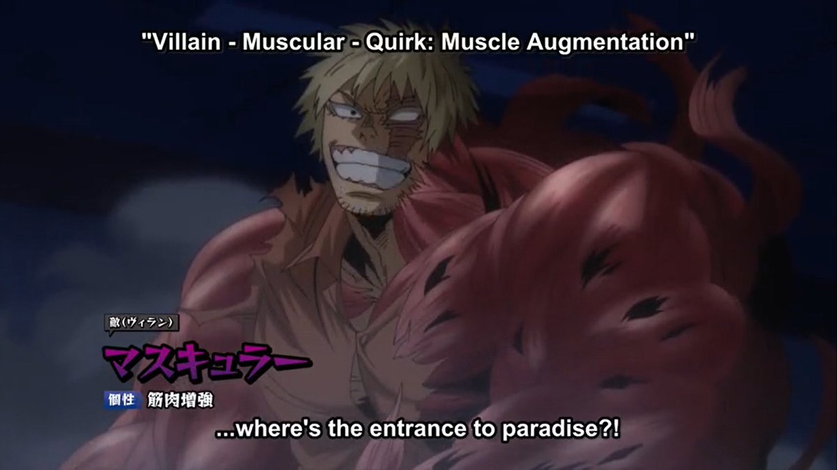 Trijosh1's tweet photo. Welcome back guys!
#MyHeroAcademia #BokuNoHeroAcademia #MHA #BNHA #Tartarus #GotoImasuji #Muscular #Jailbreaker #Moonfish #ChizomeAkaguro #HeroKillerStain #Stain #KaiChisaki #Overhaul https://t.co/AKXabbNr51