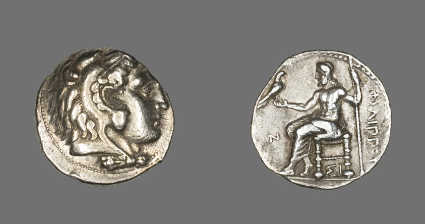 ⚡Art Institute of Chicago⚡
Tetradrachm (Coin) Portraying Alexander the Great as Herakles, Ancient Greek, -317, Macedonia