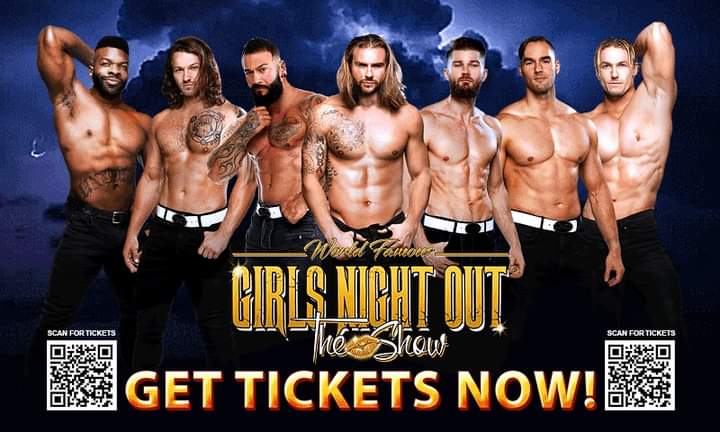 Tuesday January 17th is going to be the BEST GIRLS NIGHT EVER! 
Doors open at 7
The show begins at 8pm
and goes until 10

#liveevent #girlsnight #girlsnightout #malerevue #dance #concert #bacheloretteparty #thingstodo #nightlife #ladiesnight