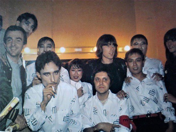 YMO x TG ultimate posse pic with Takahashi in Blue Steel mode, the only mode he knew