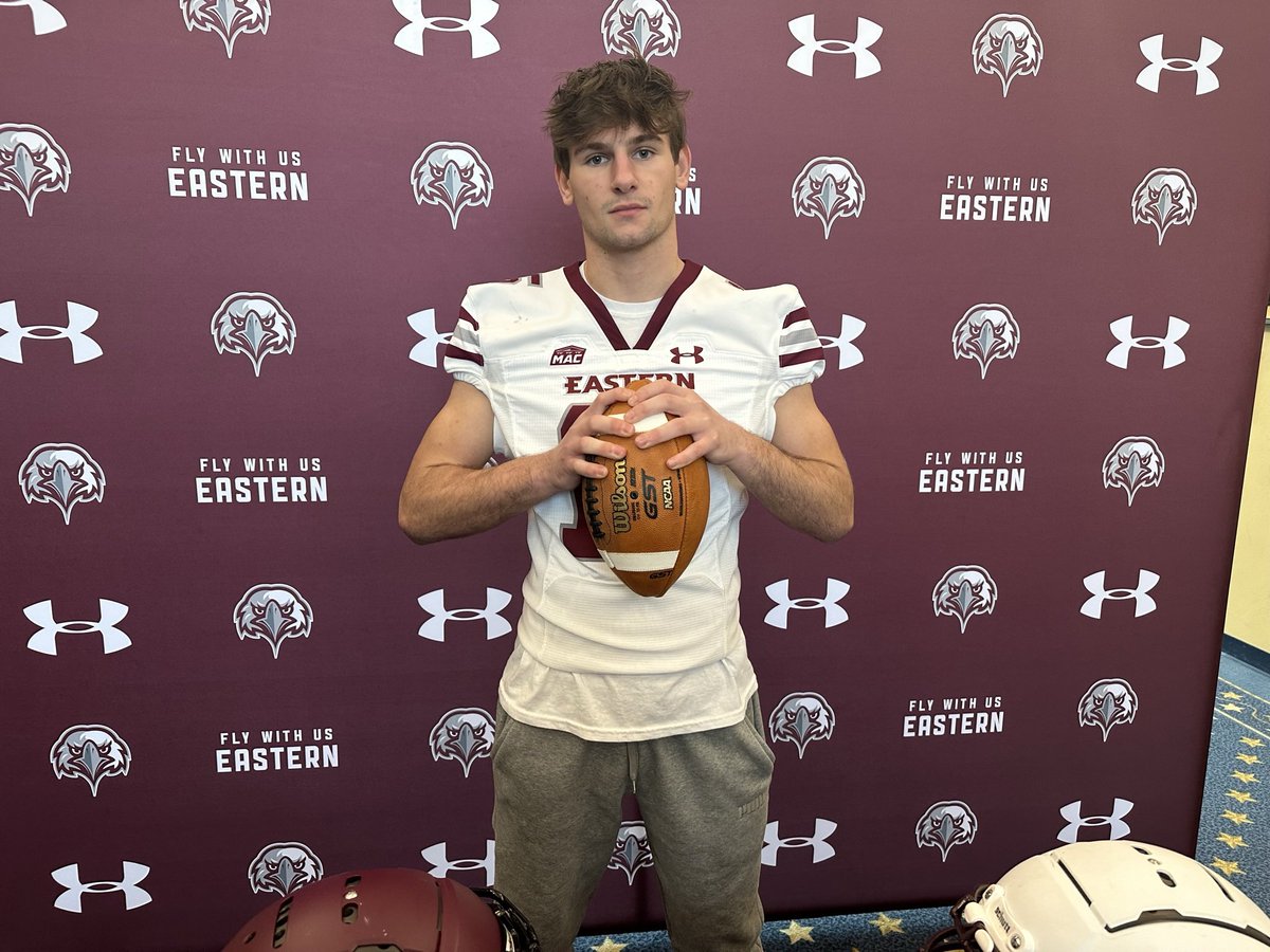 joefortunato12's tweet photo. After a great visit and talk with @Coach_Crock  I am thankful to receive an offer from Eastern University! Go Eagles ❤️ 🤍@dluke54 @CoachNateHinkle @EUEaglesFB @PaFootballNews https://t.co/TccvI9oRW7