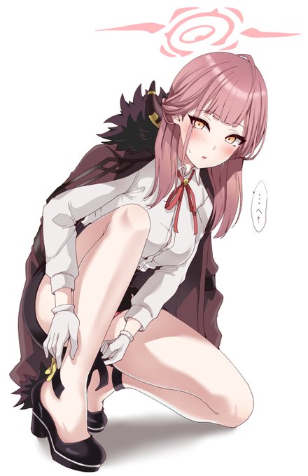 「・・・・・赤」🤔🤔🤔 #ブルアカ 