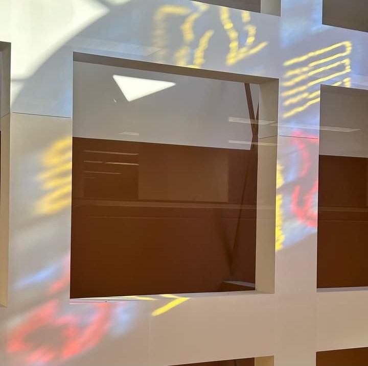 pcusabingewatch's tweet photo. Post by @andrewyb at @Presbyterian:
Certain times of day the sun creates something beautiful with the Presbyterian Church (U.S.A.) seal #stainedglass windows.
#stainedglassSaturday
#Presbyterian #pcusa #transmittedlight #stainedglasssuncatcher #stainedglassart https://t.co/gMc3tikbmI
