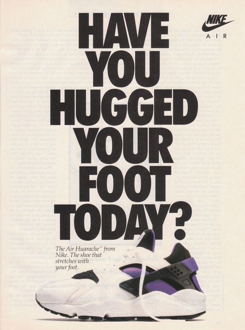 AisleOne's tweet photo. Nike ads from the late 80s and early 90s were something special. https://t.co/TlMPYpOgtE