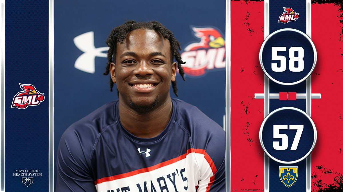 MBB - <a href="/SMUMN_Hoops/">SMUMN Men's Basketball</a> escapes with one-point, 58-57 win over St. Scholastica to run winning streak to seven straight!! Anthony w/ 18 points to pace SMU, which also got double-figure scoring from Sawyer (12) &amp; Ziegler (11)!!