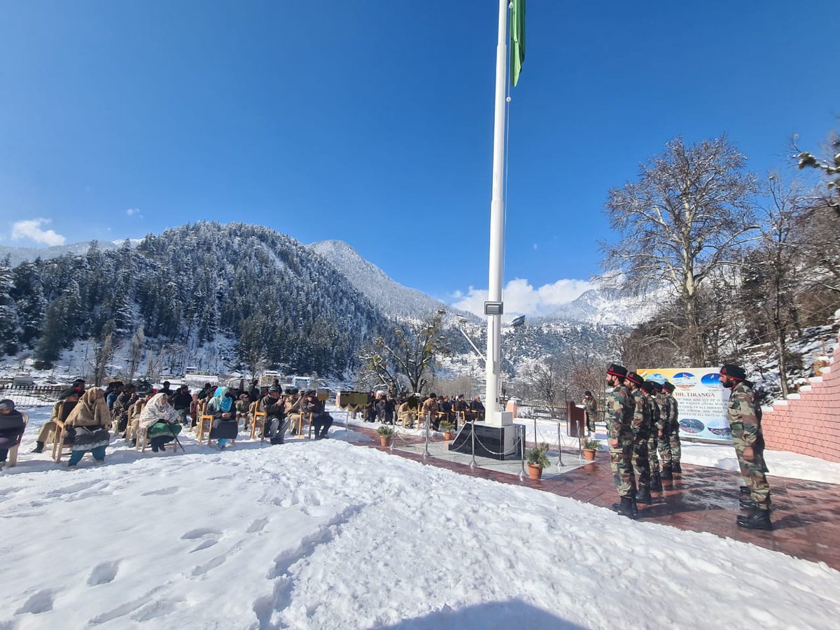 Sentinelofkeran's tweet photo. #ARMED FORCES VETERANS DAY AT #KERAN

The day aims at honoring our #Veterans in recognition of their service to the country and the #Nation expresses its gratitude, affection and admiration.

#Keran #Kupwara #Kashmir #Kashmirvalley #Kashmirbeauty https://t.co/t5nlyUqyay