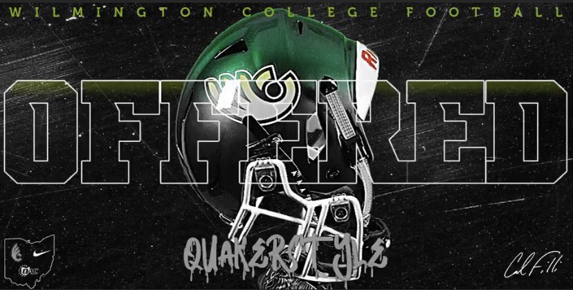thejalenpatrick's tweet photo. #AGTG After an amazing conversation with @CoachFilli I’m extremely blessed to say I have received a(n) offer from Wilmington College 🖤💚
@CoachDDorsey @CoachSelby_ @RecruitGeorgia https://t.co/uzgus5W35j
