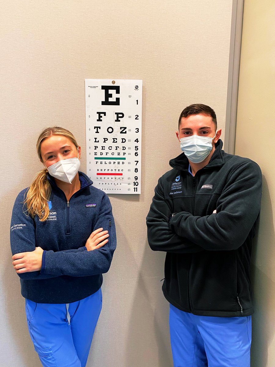 Joey DeSimone (@joeydesimone24) on Twitter photo Peep the power duo handling visual acuity screening for the MLK Day of Service at the <a href="/willsaccess/">Wills Access Clinic</a> Clinic 👁️🤝 Peep the power duo handling visual acuity screening for the MLK Day of Service at the <a href="/willsaccess/">Wills Access Clinic</a> Clinic 👁️🤝