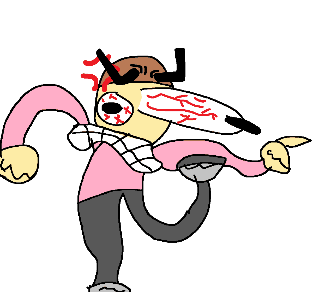 LongJoKinman's tweet photo. Guys rate my PEAK Carl Fan art 🙏
#daveandbambigoldenapple #CarlsDwindlingGame https://t.co/E3C36upu9V