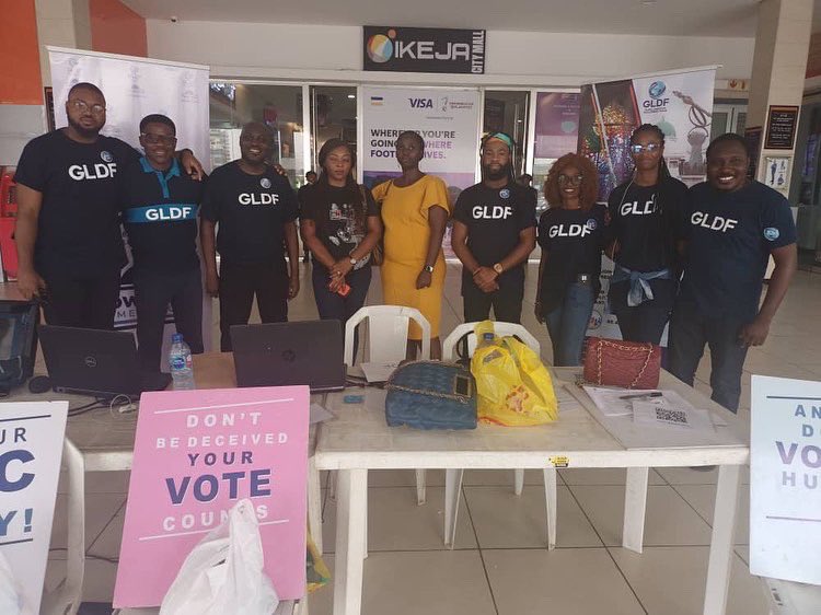 gldf_nigeria's tweet photo. PICS / VIDEO: More view of our PVC DRIVE at IKEJI CITY MALL.
Thanks to @ineclagos for support.
NEXT STOP is The CIRCLE MALL Lekki, Saturday, 21st Jan 2023.
Last date of PVC collection is 29th Jan 2023.
#getyourpvctoday #gldfpvcdrive #yourvotecounts https://t.co/2BNCZJIbmf