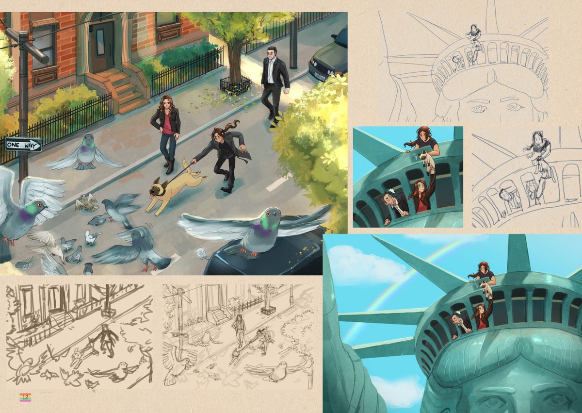 Hello!⭐️ Sketch Zine Vol 6 is now done and you can download it on Patreon (link below). It's 42 pages and has sketches & art from 2021-2022.