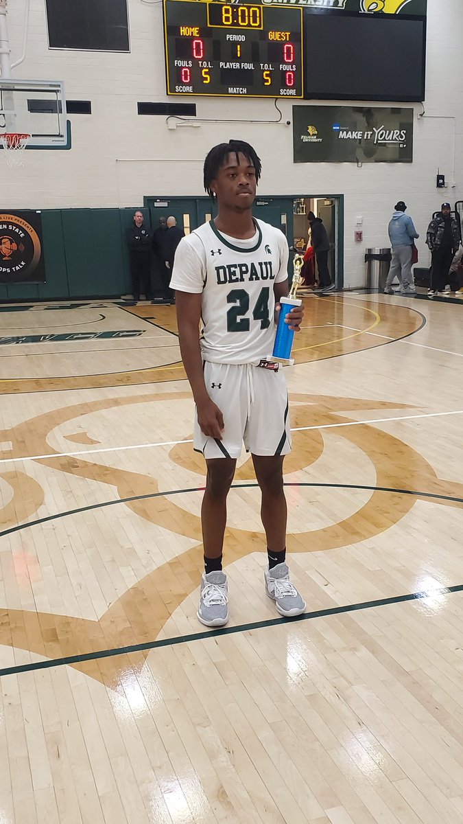 Depaul downs Leonia 59-51.  Zhamir Pringle MVP 12 points.