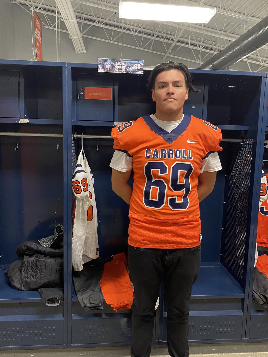 Thank you <a href="/CoachBuddah/">Mike Budziszewski</a> <a href="/CoachPfeffer/">Zak Pfeffer</a> <a href="/CoachHolleyCU/">Garren Holley</a> <a href="/OLCoach_Ack/">Coach Ken Ackerman</a> for a great visit today and I am honored to have received the offer to be a Pioneer! <a href="/piofootball/">Carroll U Football</a>