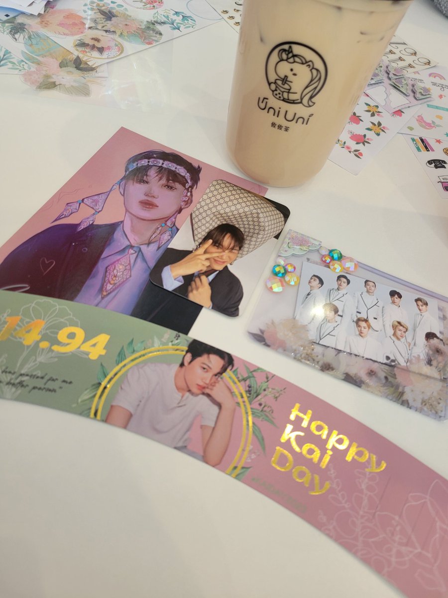 Eiram_ja's tweet photo. Celebrated kais birthday at uni uni in Chicago:) thanks for the event! @kaifeglobal @kpopcupsleeves
#kai #KAIFE #KaiDay2023 #happykaiday https://t.co/EhjHMhvHSy