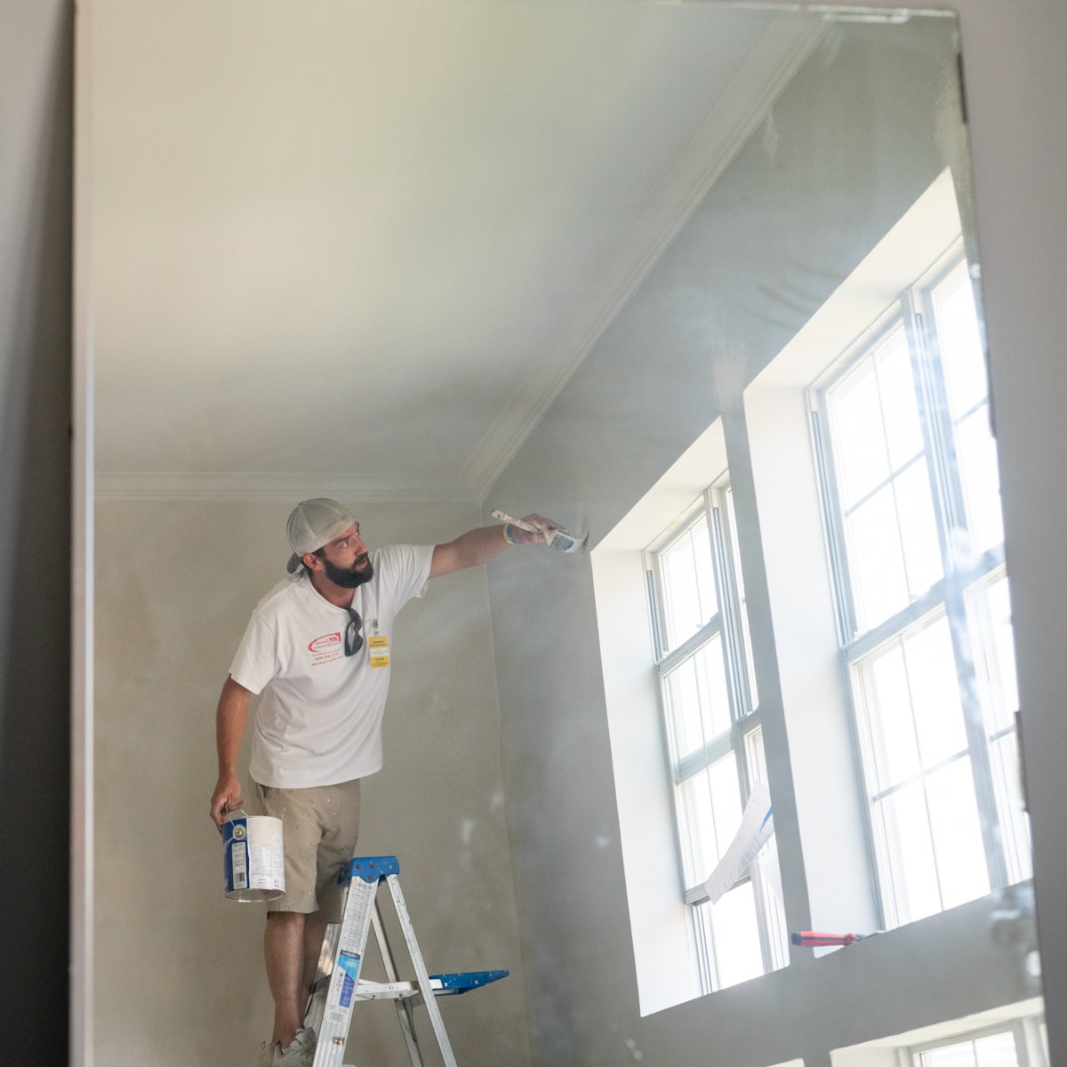 Even though you might not always see a lot of the work we do behind the scenes to make sure everything is perfect, we never cut corners. When it comes to repainting your home, trust is key, and we're here to earn yours. #VIPServices #HomeImprovements