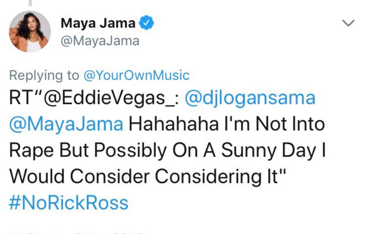 anna_mulaa's tweet photo. Maya Jama thinks rape jokes are hilarious https://t.co/hLccffZ69e