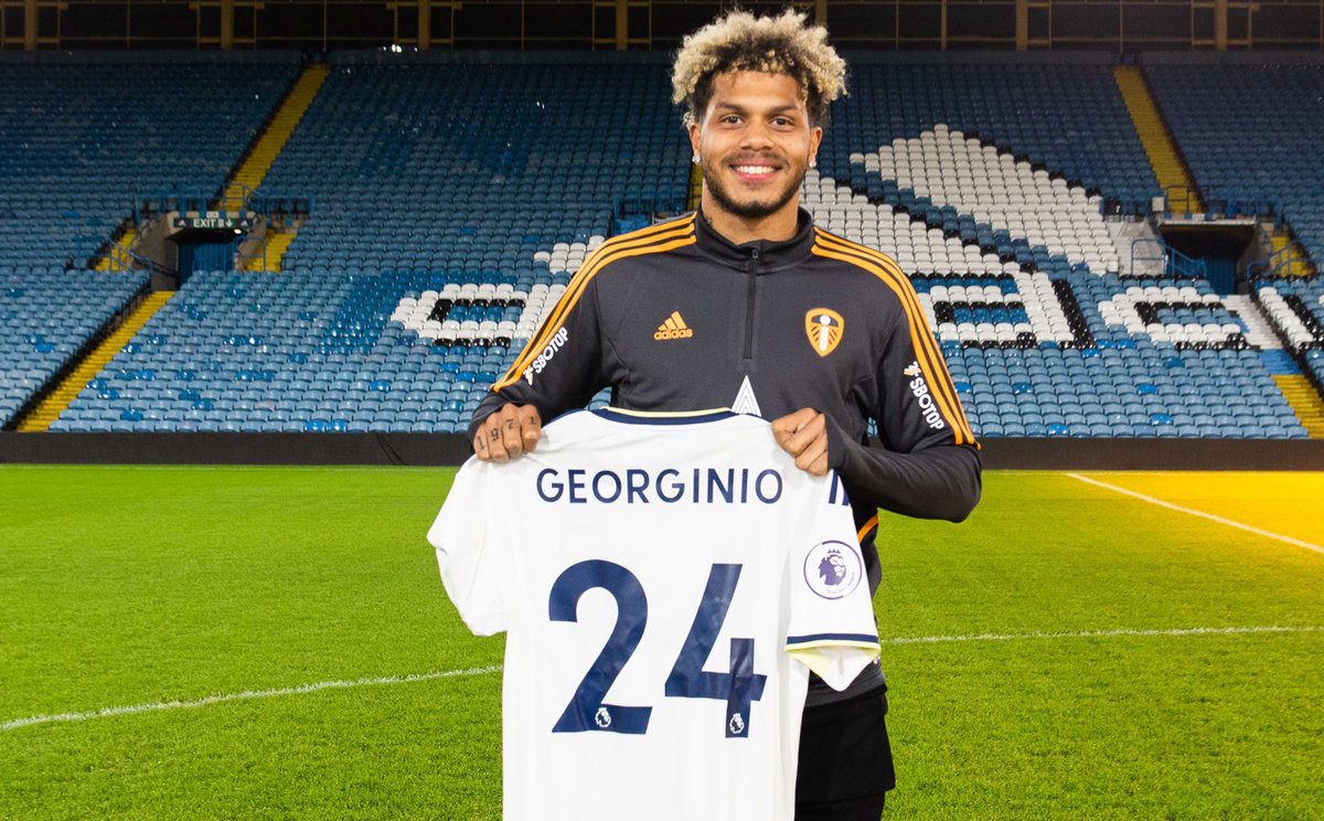 fp_romano's tweet photo. Official, confirmed. Leeds United sign Georginio Rutter on £28m fee plus add ons from Hoffenheim, deal signed and completed. ⚪️🤝🏻 #LUFC https://t.co/6CTxG2PeeT