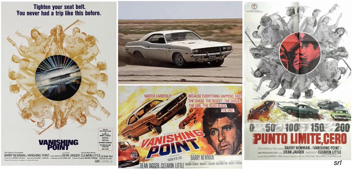9:30pm TODAY on @TalkingPicsTV 👌Worth a Watch👌

The 1971 #Action #Thriller film🎥 “Vanishing Point” (with themes of the then counterculture) directed by #RichardCSarafian from a screenplay by #GuillermoCain and story by #MalcolmHart

🌟#BarryNewman #CleavonLittle #DeanJagger