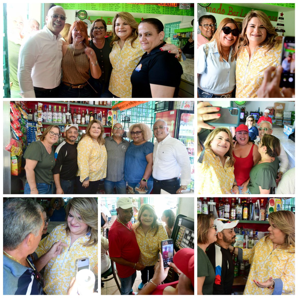 Junto a Eric Correa <a href="/EricCorreaRiver/">Eric Correa Rivera</a> y Wanda del Valle <a href="/WandaDistrito38/">Wanda Del Valle</a> compartiendo con los clientes del  Colmado Bar la Esperanza donde los hijos del dueño don Angel Luis Rodríguez nos recibieron. Respaldemos a nuestros pequeños comerciantes. #ApoyaLosTuyos