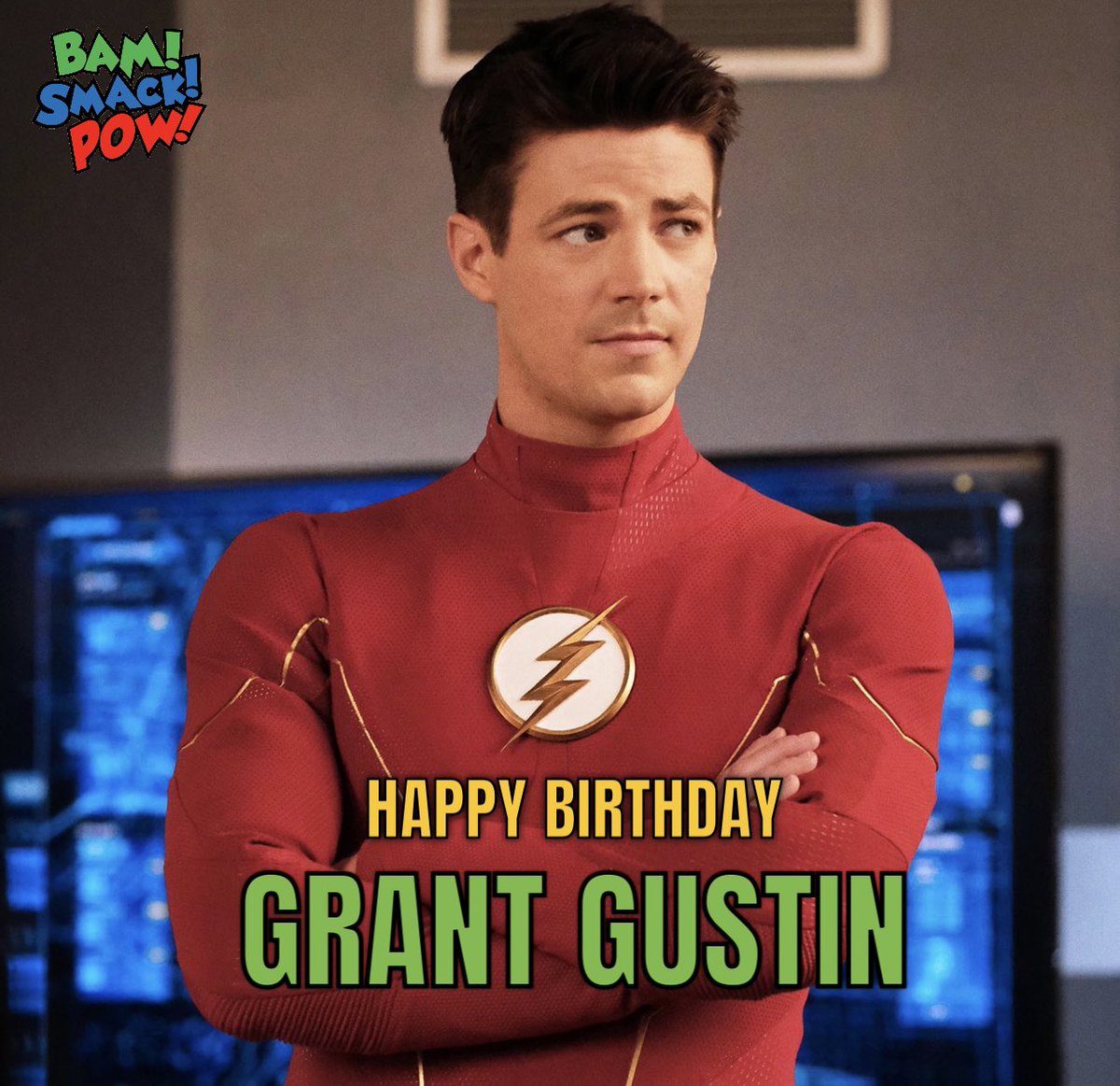 BamSmackPow's tweet photo. Always and forever our Scarlet Speedster. ❤️

Wishing Grant Gustin a spectacularly Happy Birthday. We have loved watching him become the definitive Barry Allen on The Flash, and can’t wait to see him deliver another wonderful performance in the final season. ⚡️ https://t.co/dpQDPhRigV