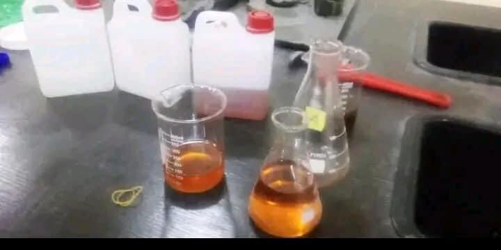 OvieNews's tweet photo. Nigerian student ,  Zaynab Bilyamin, from the Federal University Dutse (FUD) , converts sachet water waste to kerosene and diesel . https://t.co/zy855kE3nB