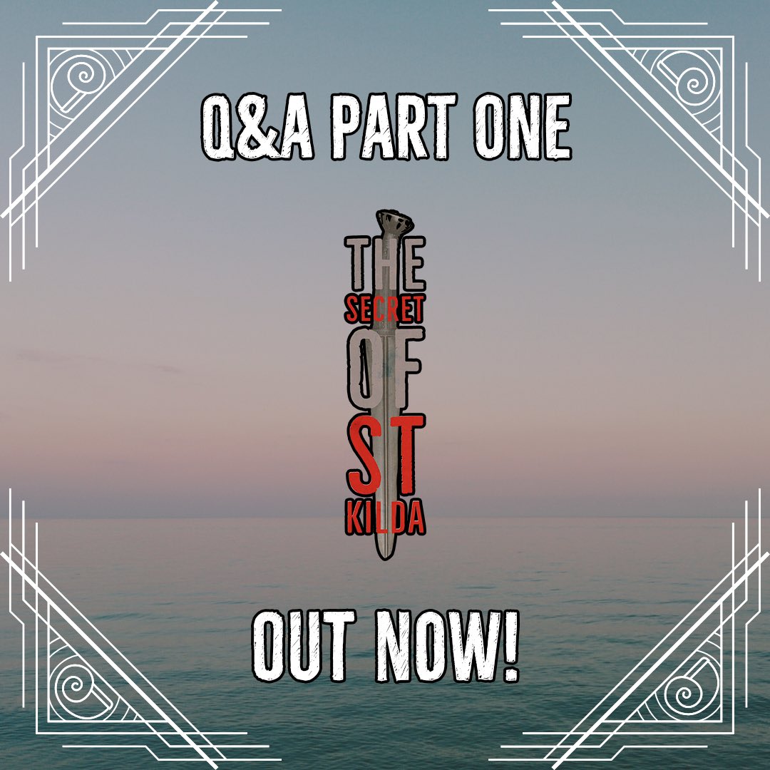 The Secret of St Kilda - Writing Season 2! (@thekilda) on Twitter photo Part one of a two part creator Q&A is now live on our feed! Last year <a href="/naomithinksit/">🎃Naomithinksit🎃</a> and @MichaelStKilda answered questions for our crowdfunder supporters, and now we’re releasing the deep lore for you all to enjoy! #tsosk Part one of a two part creator Q&A is now live on our feed! Last year <a href="/naomithinksit/">🎃Naomithinksit🎃</a> and @MichaelStKilda answered questions for our crowdfunder supporters, and now we’re releasing the deep lore for you all to enjoy! #tsosk