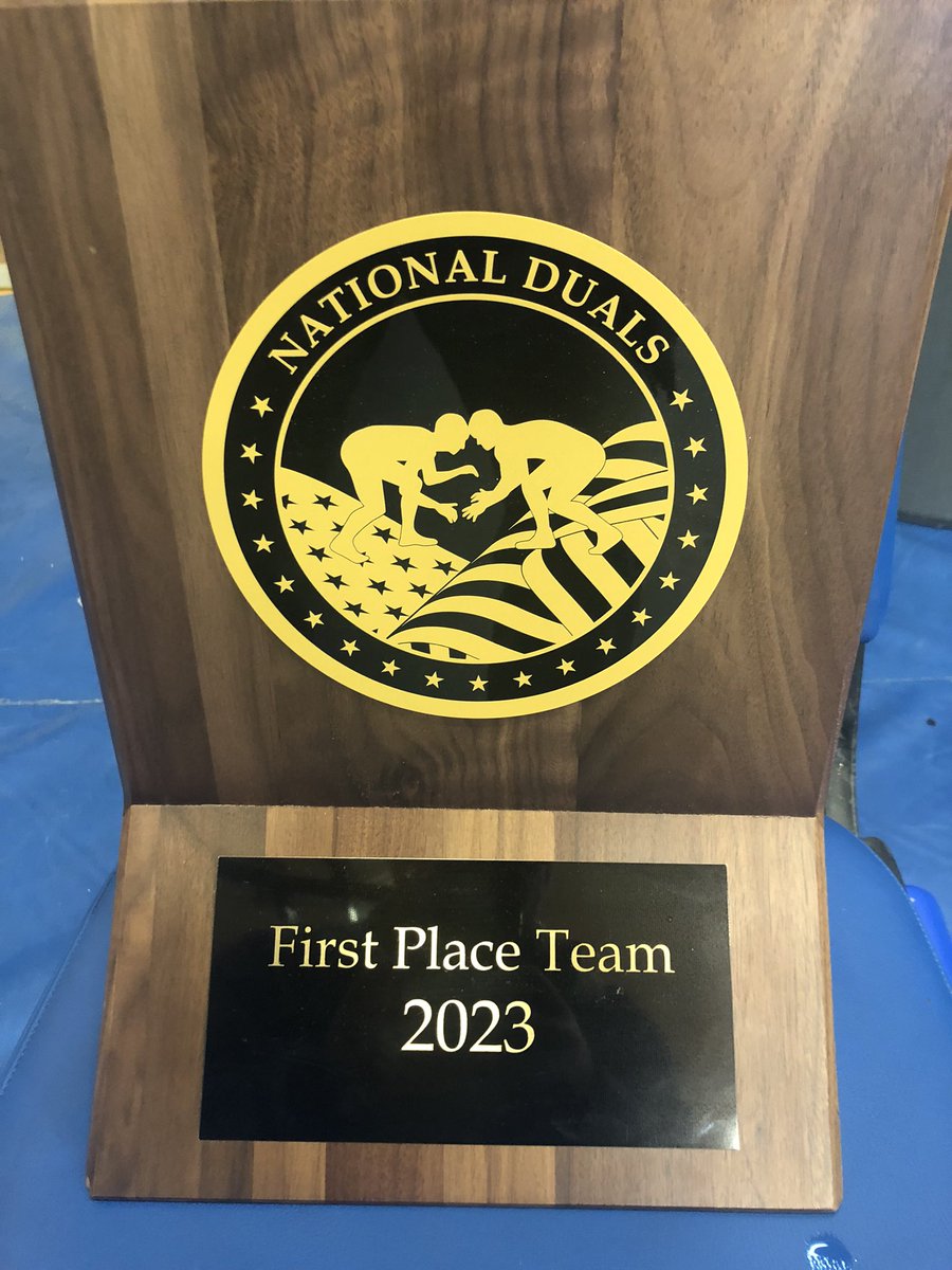 ICCCWrestling's tweet photo. 2023 National Dual Champions!! #TritonNation https://t.co/TAinj9aaZo