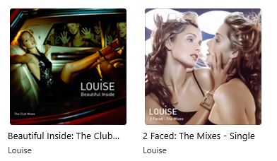 AndySkob's tweet image. I don't think #Louise released anything in Oz. Loved #2Faced b/c a friend bought the CD back from the UK. Just found it and #Beautifulinside on Oz iTunes. Damn we lost out on a lot of music availability before digital was a thing.