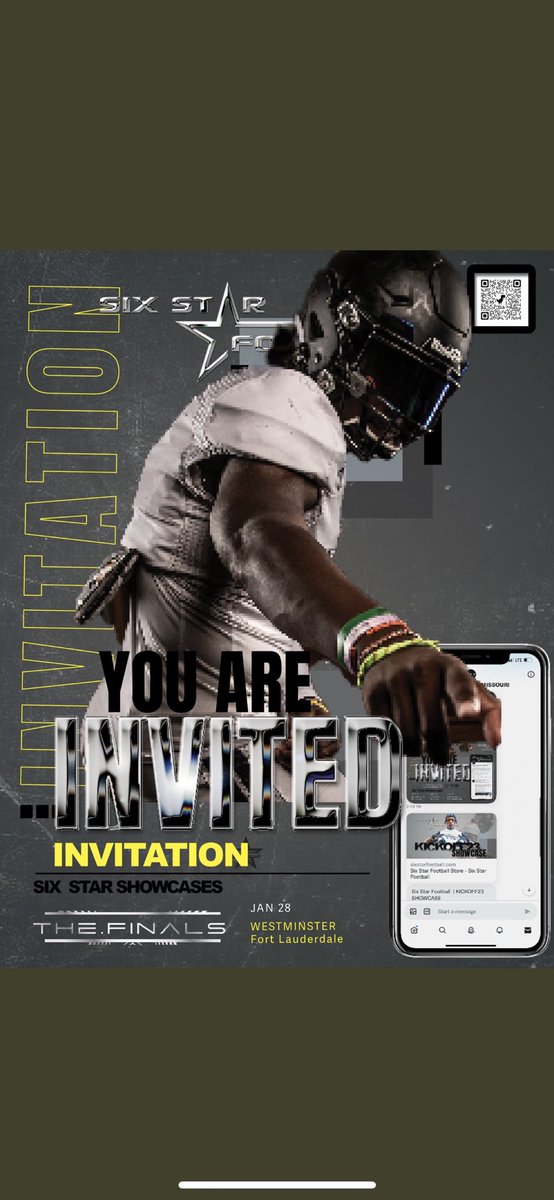 BratcherCaige's tweet photo. Thankful for the invite @6starfootballFL https://t.co/PKlclBWmlr