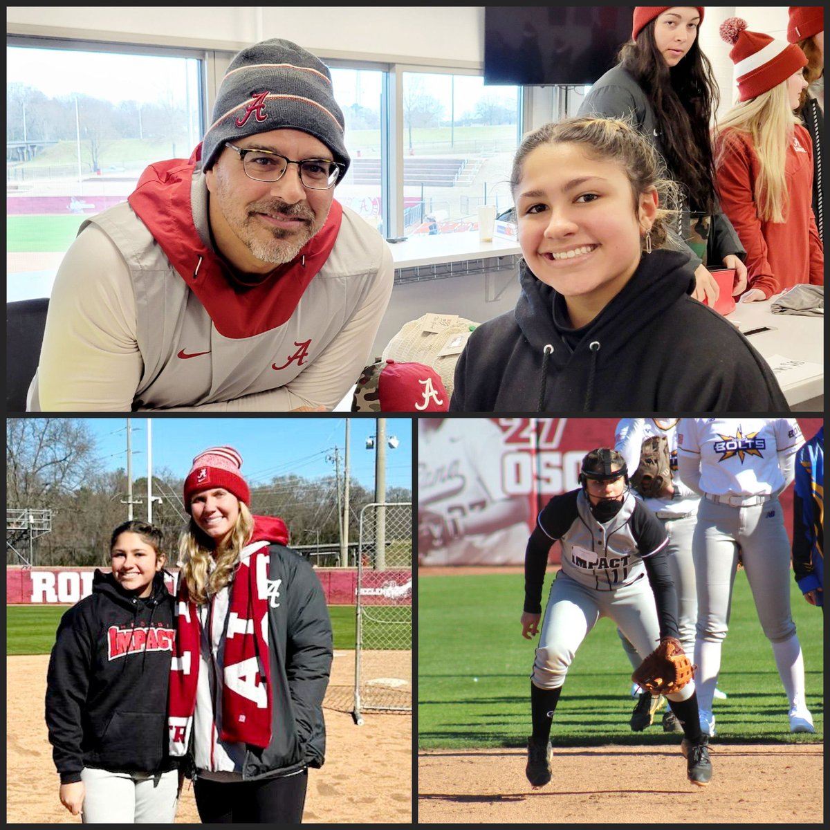 Savannah Chitnis putting in the work. <a href="/Alabamasoftball/">peyton yancy</a> #GeorgiaImpact08Pritchett