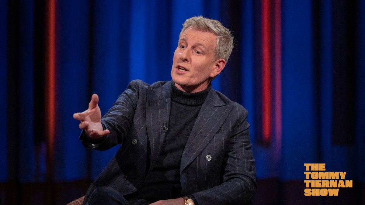 Tommy's first guest tonight is <a href="/PatricKielty/">Patrick Kielty</a> 🙌🏻

📺 Watch live now on 
<a href="/RTEOne/">RTÉ One</a> or on the <a href="/RTEplayer/">RTÉ Player</a> rte.ie/player/onnow #TommyTiernanShow