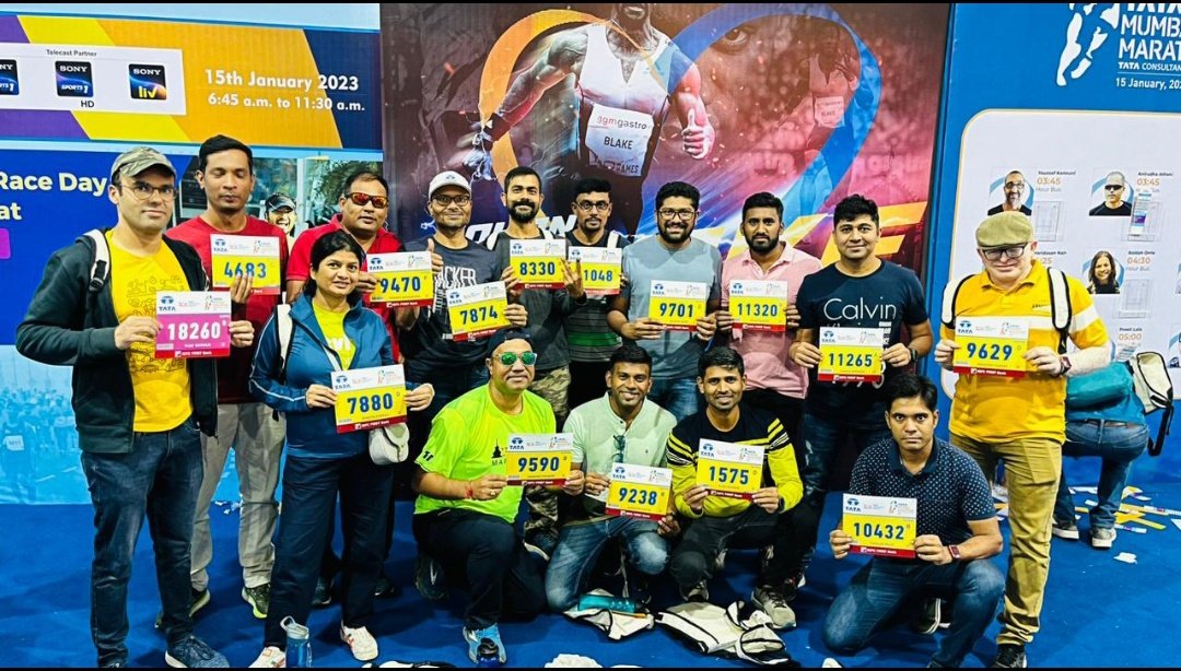 budgamboy's tweet photo. All the best to all my friends from #TeamSportify running in TMM today
#HarDilMumbai https://t.co/Oy1SD7XpFM