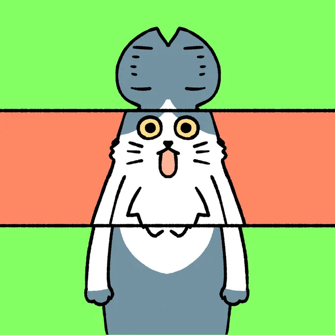 #本ミリバール
絵合わせルーレット失敗猫です 