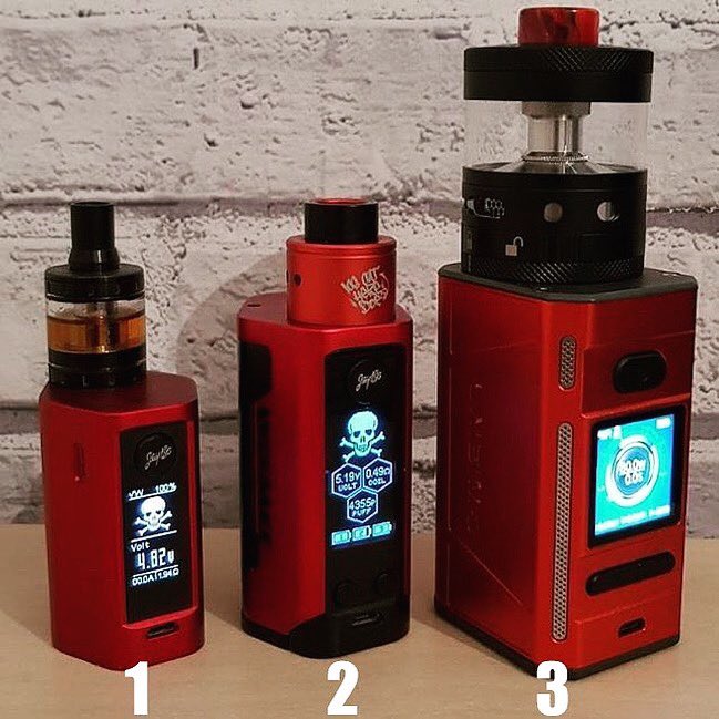 alivapecom's tweet photo. Which to pick, 1, 2 or 3? 💨
Follow @alivapecom for more 😜 https://t.co/ypZ0Fj1iAo